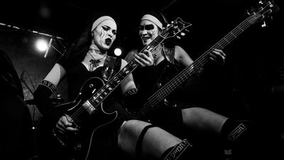 "They're larger-than-life action heroes extolling the virtues of guilt-free sex in the most OTT way." Heavy metal nuns Dogma just took over London's Black Heart - are they the scene's next breakout band?