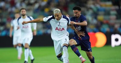 Spurs squander late two-goal lead before Super Cup shootout defeat to PSG