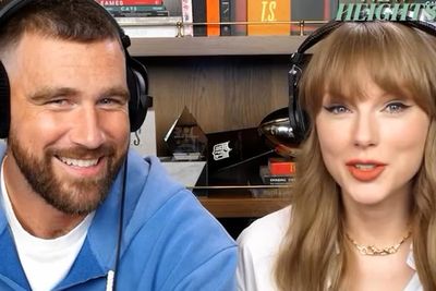 Taylor Swift gushes over boyfriend Travis Kelce during album launch: ‘He’s like a human exclamation point’