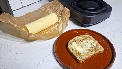 Why did nobody tell me it was this easy to make butter from scratch? All you need is 7 minutes and a stand mixer