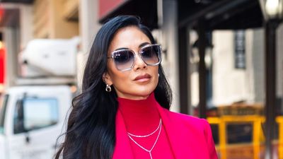 Nicole Scherzinger delivers a masterclass in colour-drenching. This bold red ensemble was quite the head-turner