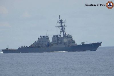 Chinese military ‘expels’ US warship from disputed South China Sea waters