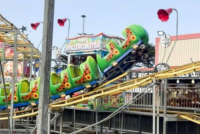 Thirteen children injured after rollercoaster derails in 100-year-old amusement park