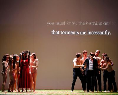 Orpheus and Eurydice review – acrobatic Gluck is haunting, dizzying and gasp-inducing