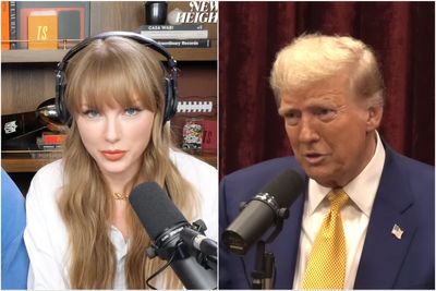 Taylor Swift’s New Heights podcast audience dwarfs Joe Rogan’s Trump interview
