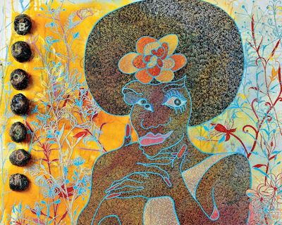 Chris Ofili painting Blossom expected to fetch up to £1.5m at auction