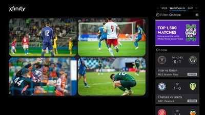 Xfinity introduces World Soccer Ticket giving you access to more than 1500 matches from the biggest leagues across the globe