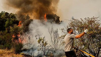 Thousands displaced in Greece, Spain and Portugal as wildfires continue to rage
