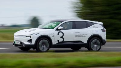 This car just set a new world record for the longest electric range – and it's seriously far