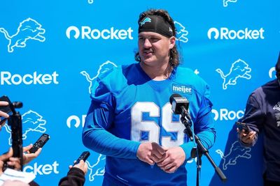 All signs point to rookie Tate Ratledge starting for the Lions in 2025