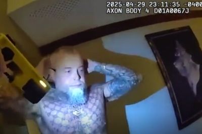 Moment $167 million Powerball jackpot winner is tased after kicking Florida deputy in the face