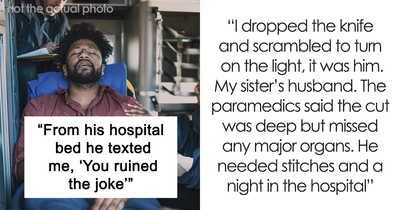 “The Knife Slipped”: Guy Ends Up In ER After Prank Goes Horribly Wrong