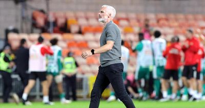 Jim Goodwin cannot hide disappointment after Dundee United exit Europe