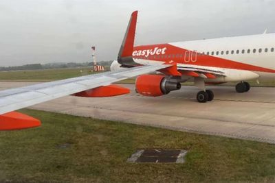 Manchester airport flight delays after easyJet planes ‘clip wings’ on runway