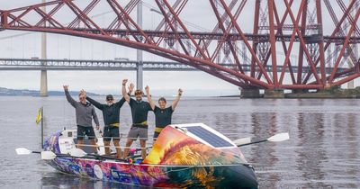 Charity rowers mistaken for 'illegal migrants' by Rupert Lowe arrive in Scotland