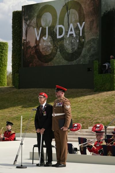 UK King, Starmer Lead VJ Day Tributes To WWII Veterans, Survivors