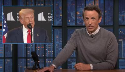 Seth Meyers on Trump’s Kennedy Center fixation: ‘This is what the right really cares about’