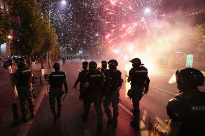 Serbia's protesters accuse police of brutality as they prepare to rally again on Friday
