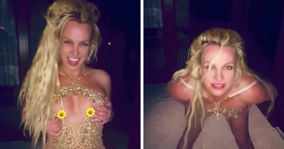 Britney Spears Suffers Nip Slip During Raunchy Dance In Gold Minidress