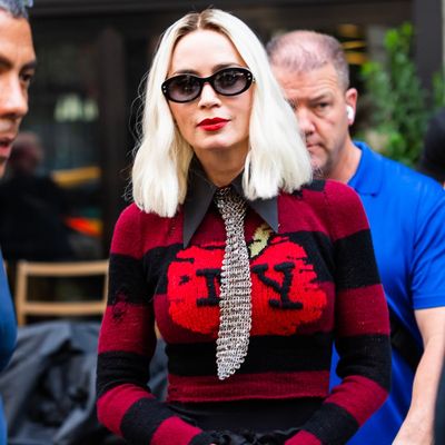 Coach Creates a Custom Sweater Just for Emily Blunt's 'Devil Wears Prada 2' Character