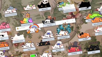 Bongo Cat, still one of the biggest games on Steam, gets even bigger with multiplayer: You can now have up to 100 cats on your screen at once, all of them happily bapping away as their owners type