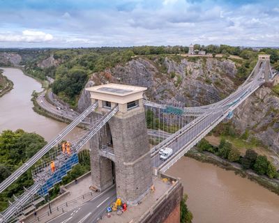 ‘Quite a project’: refurbishing the chains of Clifton Suspension Bridge