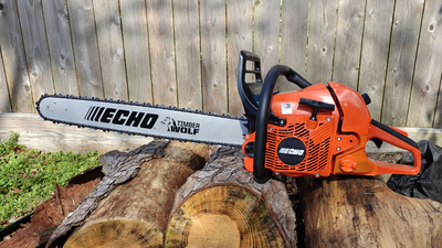 I feel confident knowing I've got this powerful, gas-powered chainsaw in my tool shed, even for occasional pruning emergencies