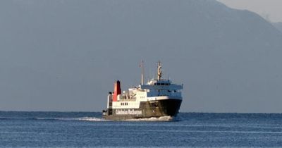 Person rescued from sea after going overboard from CalMac ferry