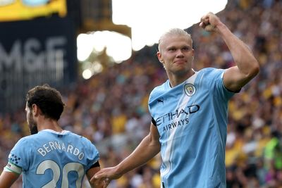 Wolves vs Man City live: Haaland scores twice as visitors demolish hosts in Premier League opener