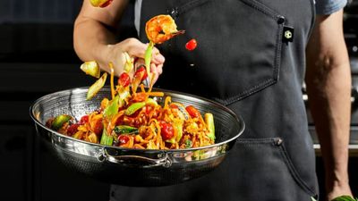 I love sticky stir-fries but hate scrubbing pans – this HexClad wok changed everything