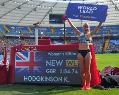 Keely Hodgkinson takes astonishing 800m Diamond League win after 376 days out