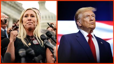 Like a glitchy radio, Marjorie Taylor Greene is back to declaring how Donald Trump will curse America with ‘God’s wrath’