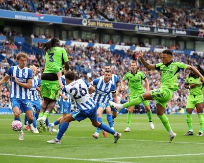 Rodrigo Muniz’s last-gasp strike rescues point for Fulham at Brighton