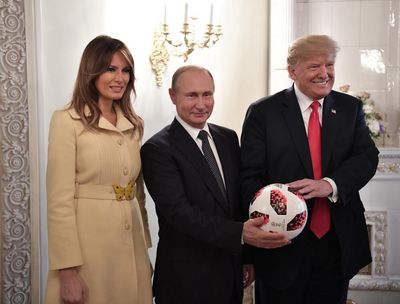 Donald Trump delivers letter from first lady to Vladimir Putin