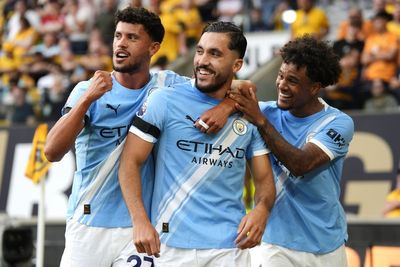 Manchester City begin title quest with convincing win against Wolves