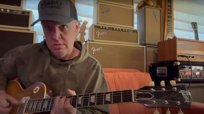 “One of my favorite medium-slow shuffles is Jeff Beck’s Rock My Plimsoul... based on the B.B. King blues classic Rock Me Baby”: Joe Bonamassa invites you to join him on medium/slow blues shuffle – don’t worry, he’ll show you the notes