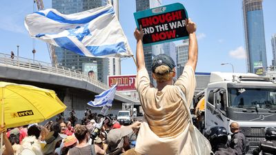Israelis rally nationwide calling for end to Gaza war, hostage deal