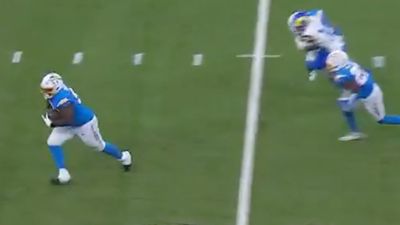 Chargers' Big Man Interception Return Made Even Better by Noah Eagle's Electric Call