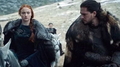 Game of Thrones' Sophie Turner describes kissing former co-star Kit Harington for new horror as "another really bad moment in my career”