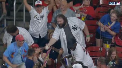Yankees Fan Did Such a Classy Thing for Young Cardinals Fan After Catching HR Ball