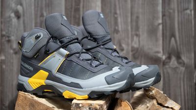 These Salomon hiking boots were great on long hikes, but struggled when the mud hit