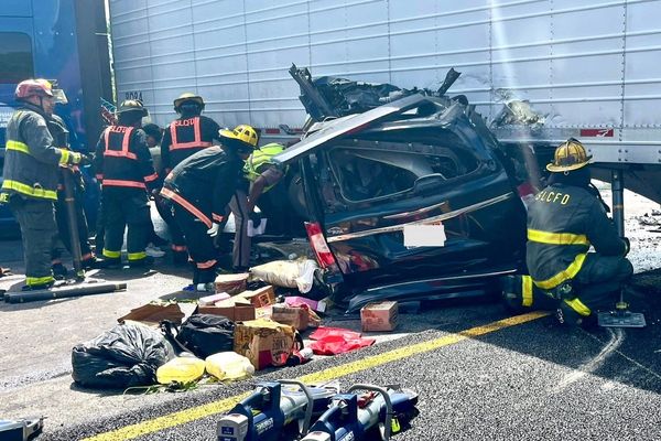 Semi-truck driver arrested after making illegal U-turn on Florida highway killing three people