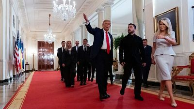 'We'll do our best' to end Russia's war in Ukraine, Trump tells Zelenskyy and European allies