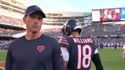 Caleb Williams’s Pregame Moment With Ben Johnson Had Bears Fans In Their Feelings