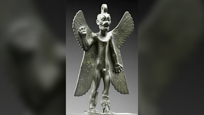 Pazuzu figurine: An ancient statue of the Mesopotamian 'demon' god who inspired 'The Exorcist'
