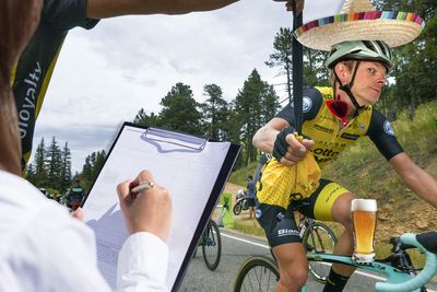 Motor racing drivers take a test, so why not pro cyclists?