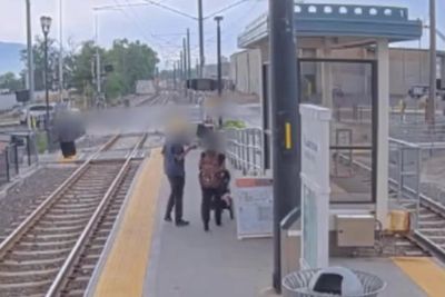 Mother fights off man trying to kidnap her baby at train station