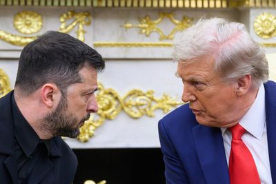 Trump blames Ukraine for ‘taking on nation 10 times your size’ despite Russia being the one that invaded