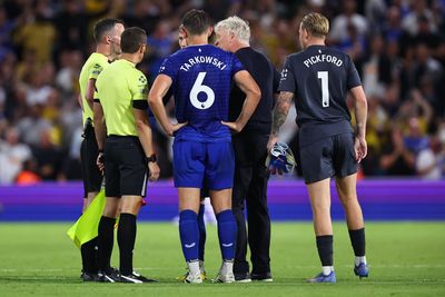 Why Everton's James Tarkowski conceded a penalty for handball against Leeds United