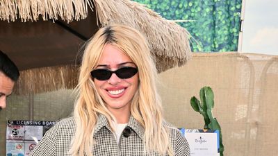 Billie Piper's printed raincoat is both practical and chic - and as we head into autumn, it's a brilliant transitional buy